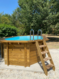 Photo de galerie - Création de Piscine bois complète