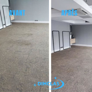 Photo de galerie - Nettoyage avant après moquettes 