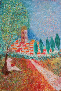Photo de galerie - Peinture - Tapisserie