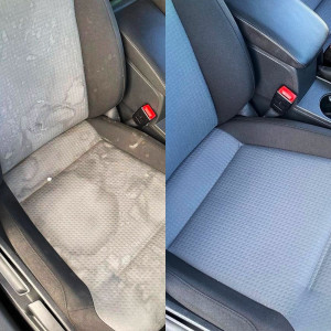 Photo de galerie - Avant après d’un siège de voiture 