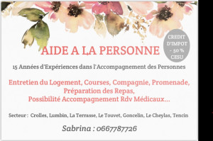 Photo de galerie - Aide à domicile
