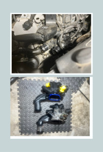 Photo de galerie - Remplacement boîtier de thermostat. 