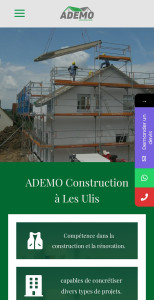 Photo de galerie - Création de site internet :
www.ademoconstruction.fr