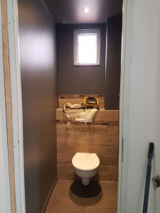 Photo de galerie - Rénovation complète d'un wc