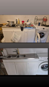 Photo de galerie - Nettoyage de cuisine avant et après 