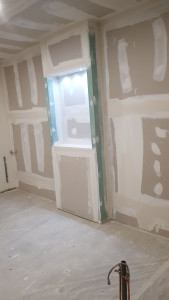 Photo de galerie - Pose ba13 enduit bande 