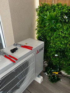 Photo de galerie - Installation et mise en service climatisation Mitsubishi 3,5kW