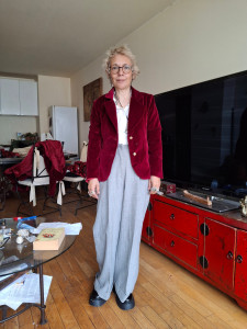 Photo de galerie - Veste tailleur velours