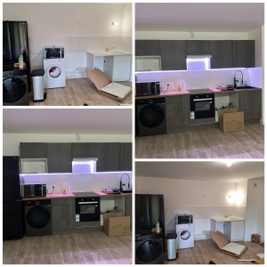 Photo de galerie - Montage de cuisine sur mesure 