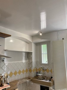 Photo de galerie - Rénovation d’une cuisine, peinture et caisson 