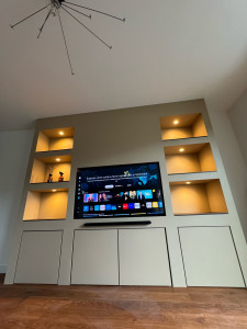 Photo de galerie - Meuble TV placo