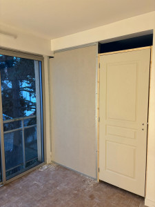 Photo de galerie - Pose de  petite cloison 