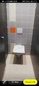 Photo de galerie - Pose batti support (wc suspendu) 