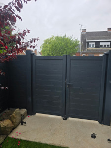 Photo de galerie - Pose de portail 