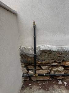 Photo de galerie - Installation robinet extérieur 