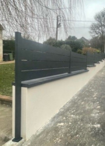 Photo de galerie - Création muret + enduit 