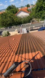 Photo de galerie - Nettoyage de toiture