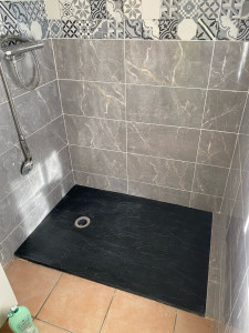 Photo de galerie - Une salle de bain que je viens de terminer placo plomberie, faïence, paroir de douche , ect…