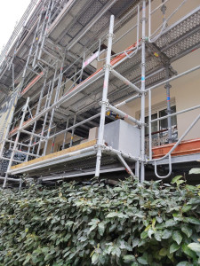 Photo de galerie - Chantier de ravalement au touquet de la résidence du clos saint Germain 