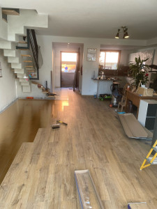 Photo de galerie - Pose parquet 