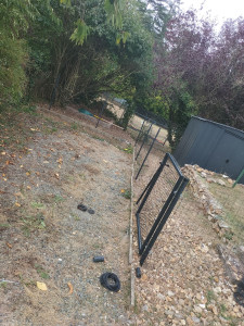 Photo de galerie - Pose clôture 