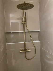 Photo de galerie - Pose de mitigeur de douche