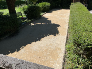 Photo de galerie - Réfection d’un terrain de pétanque 