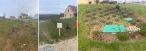 Photo de galerie - Plantation et désherbage massif 