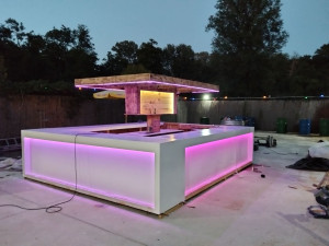 Photo de galerie - Création d'un bar sur mesure 