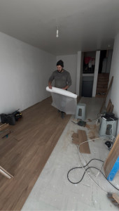 Photo de galerie - Pose de parquet - Revêtement de sol