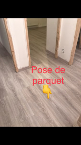 Photo de galerie - Pose de parquet, flottant