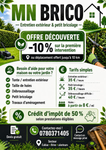 Photo de galerie - Tarif.    