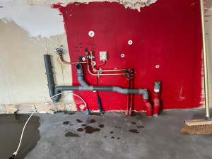 Photo de galerie - Modification de tuyauterie pour future cuisine