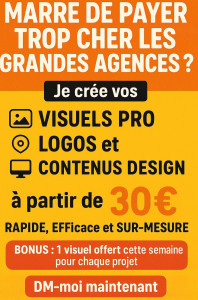 Photo de galerie - 
Je propose des visuels professionnels à partir de 30 €.