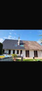 Photo de galerie - Ces travaux ont été réalisés chez une cliente, elle était très satisfaite, rénovation en Peinture, surtout de sa toiture