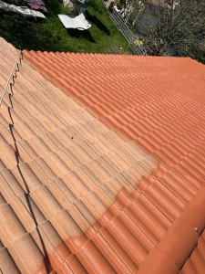 Photo de galerie - Hydrofuge coloré toiture 