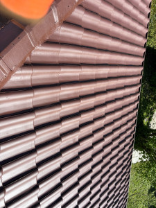 Photo de galerie - Application projection résine coloré 