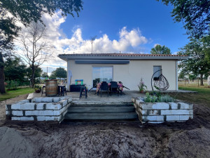 Photo de galerie - Création de marche avec massif 