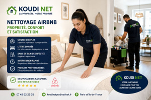 Photo de galerie - PRESTATIONS DE NETTOYAGE 
 AIRBNB