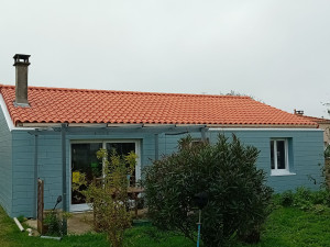 Photo de galerie - Réfection d'une toiture en romane évolution. 