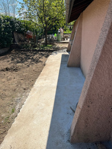 Photo de galerie - Construction terrain de pétanque 