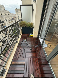 Photo de galerie - Nettoyage balcon 