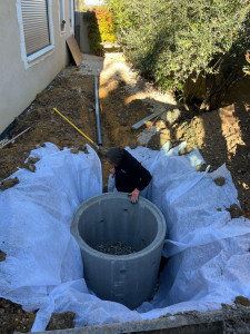 Photo de galerie - Puits perdu pour un pluvial 