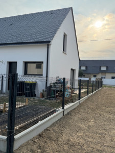 Photo de galerie - Clôture pour un jardin 
