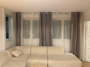 Photo de galerie - Pose de tringles à rideaux 