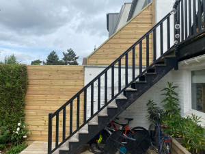 Photo de galerie - Claustra sur mesure fabrication et pose