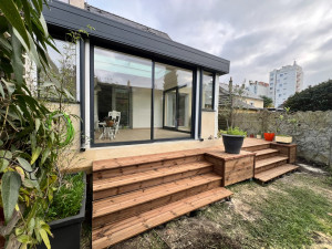 Photo de galerie - Pose terrasse et escalier