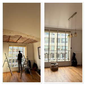 Photo de galerie - Réparation après dégâts des eaux. 