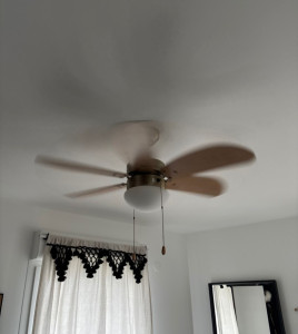 Photo de galerie - Installation ventilateur de plafond chez Anthony 