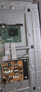Photo de galerie - Réparation carte alimentation tv 